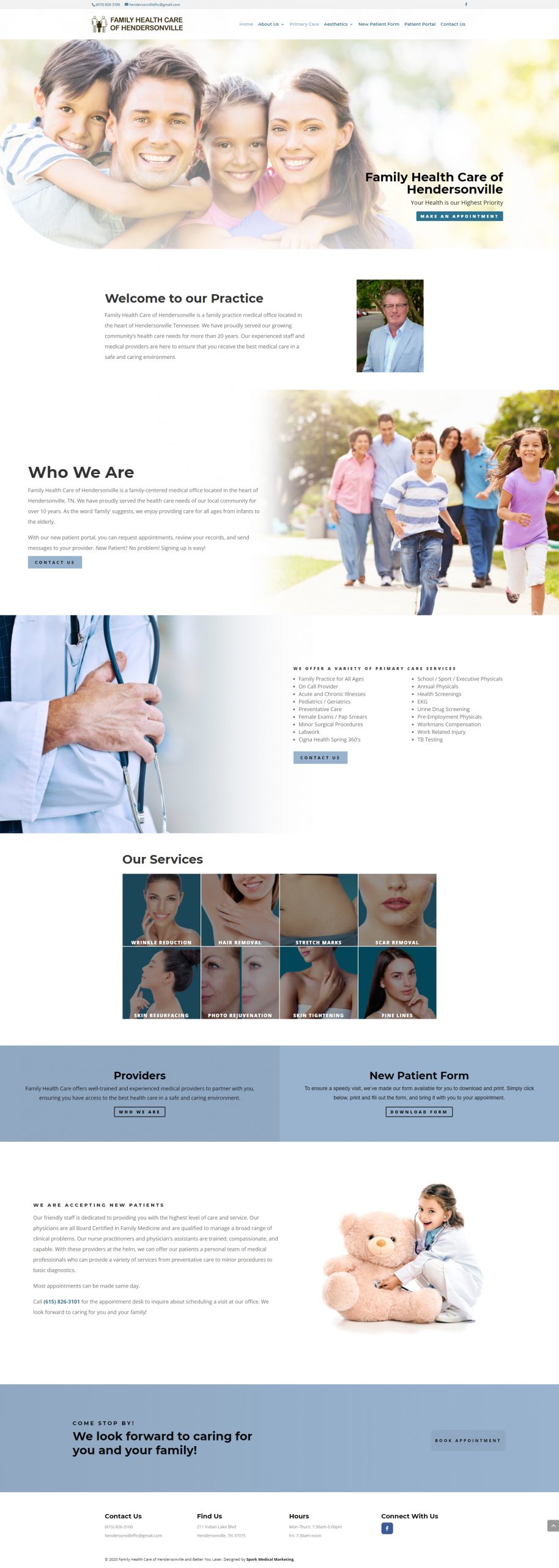 Family Health Care of Hendersonville Homepage