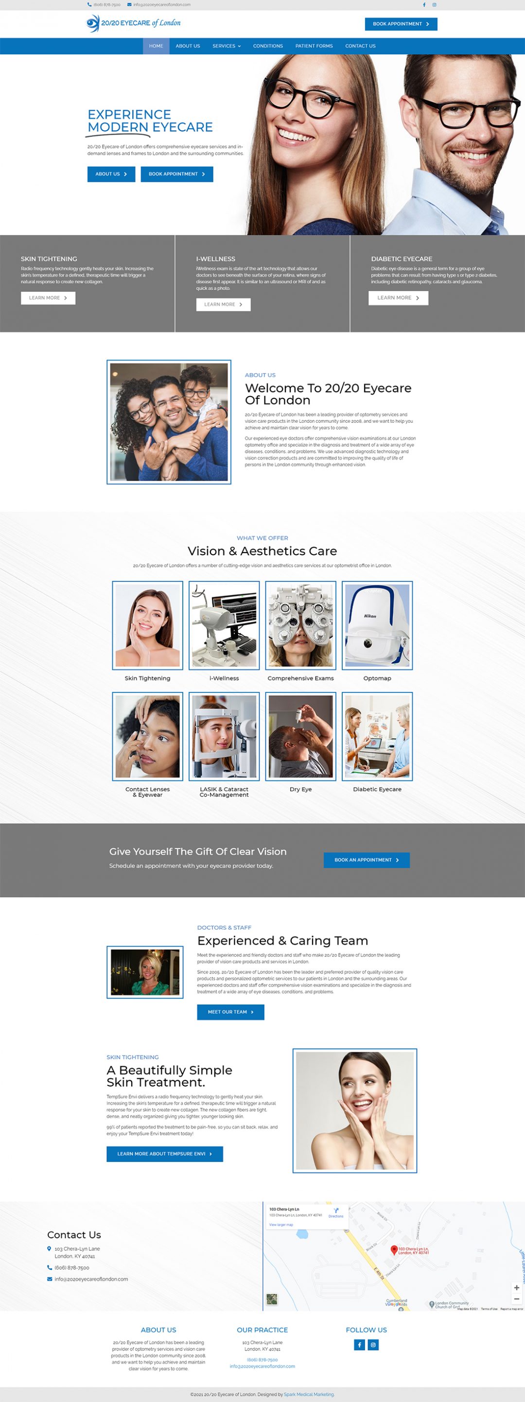 20/20 Eyecare of London Spark Medical Marketing