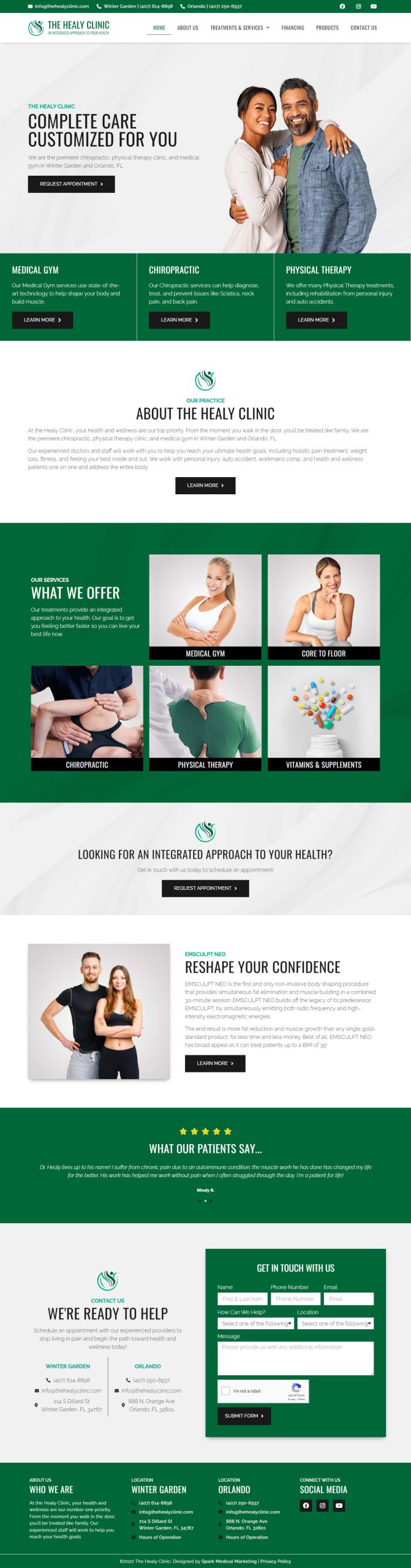 The Healy Clinic Homepage