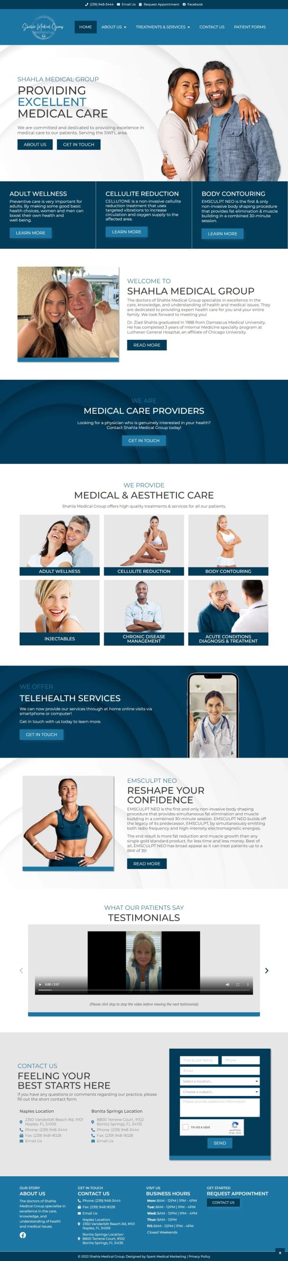Shahla Medical Group Homepage