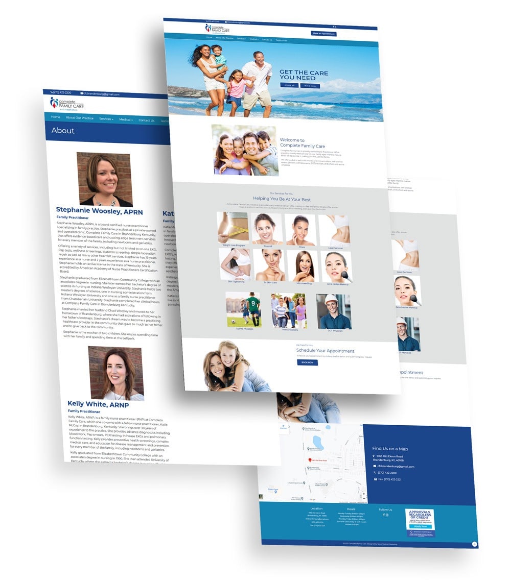 Complete Family Care Web Design