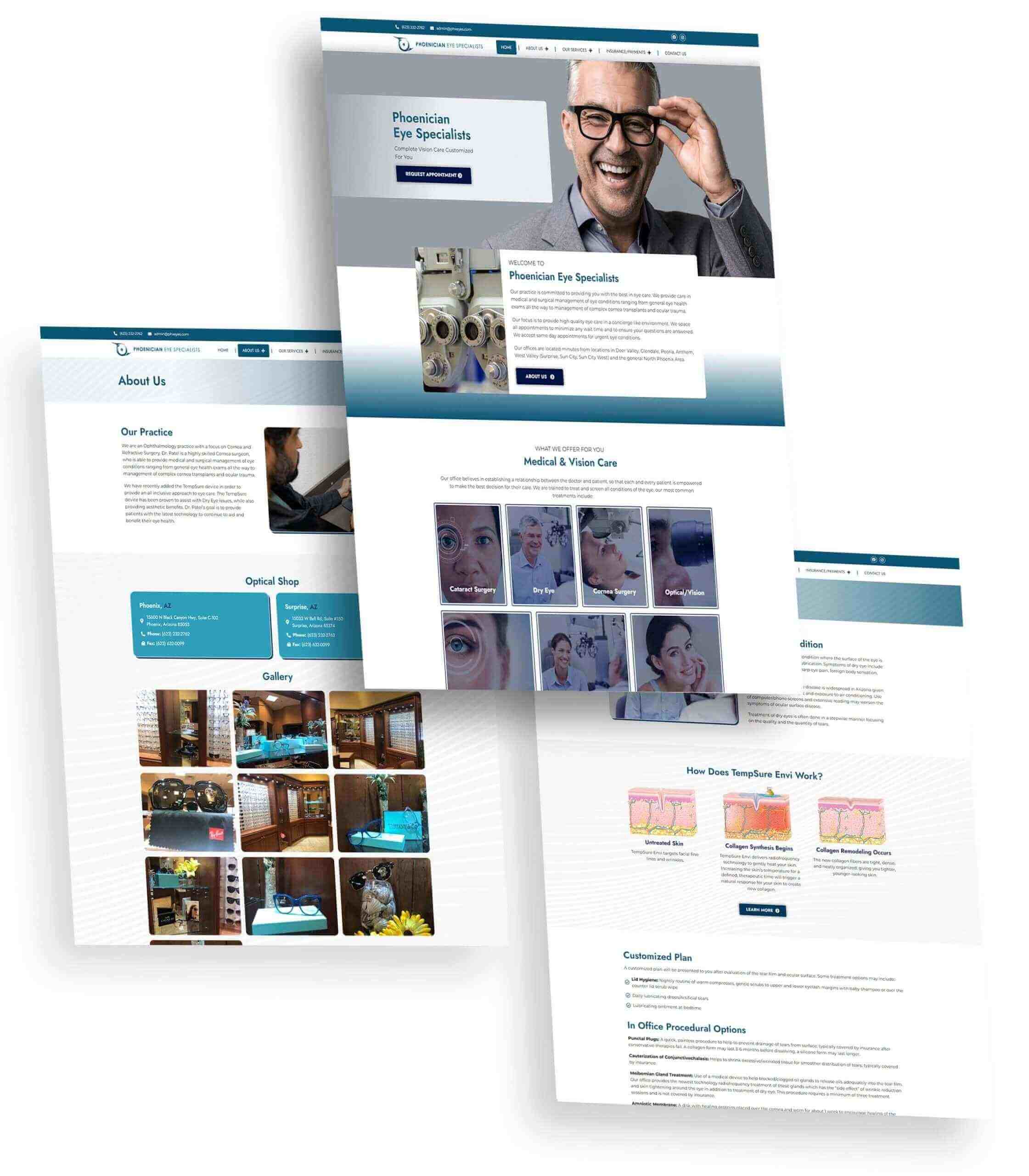 Phoenician Eye | Best Medical Websites Portfolio