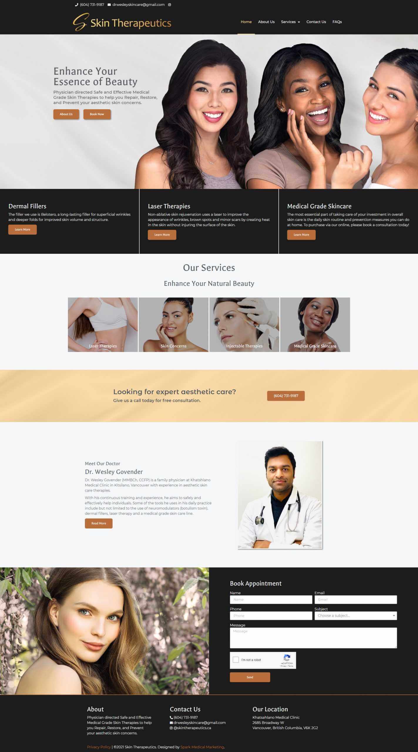 Skin Therapeutics Homepage