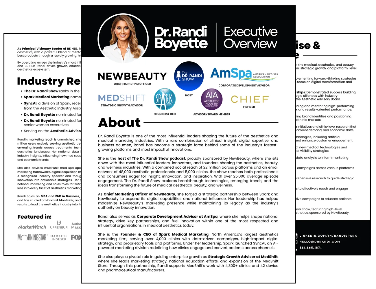 Executive Overview | Dr. Randi Boyette | Spark Medical Marketing